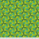 MagiCountry PWOB056.GREEN Fronds by Odile Bailloeul for Free Spirit