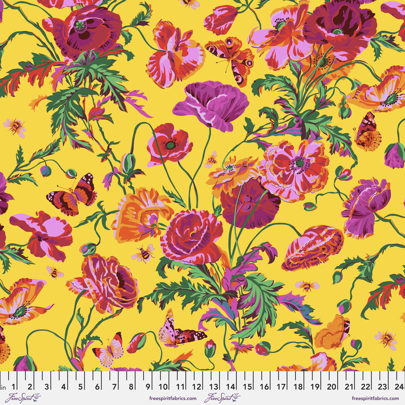 Meadow PWPJ116.YELLOW by Philip Jacobs for Free Spirit