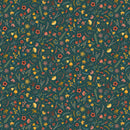 Meet Me in the Forest DC10761-TEAL-D Rooted in Nature by Alicia Jacobs Dujets for Michael Miller Fabrics