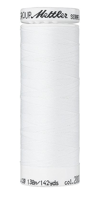 Mettler Seraflex Stretch Elastic PTT 130m (142 yd.) spool - 2000 White