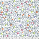 Moss Flower PWGP184.WHITE by Kaffe Fassett for Free Spirit