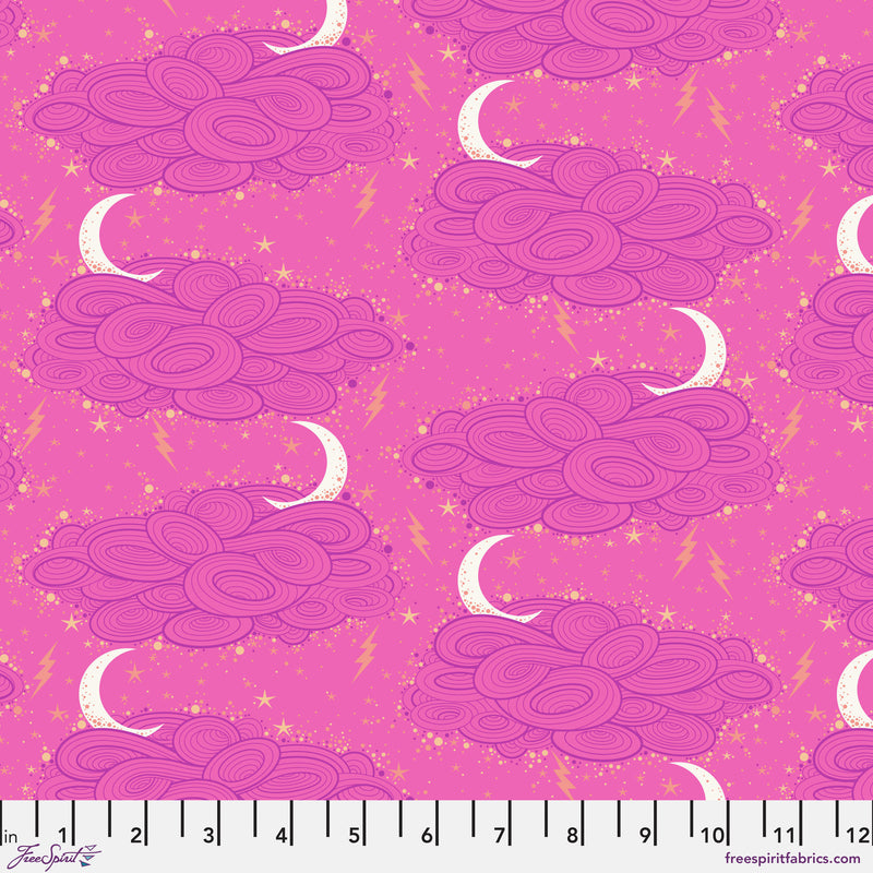 Nightshade (Deja Vu) PWTP208.OLEANDER Storm Clouds by Tula Pink for Free Spirit