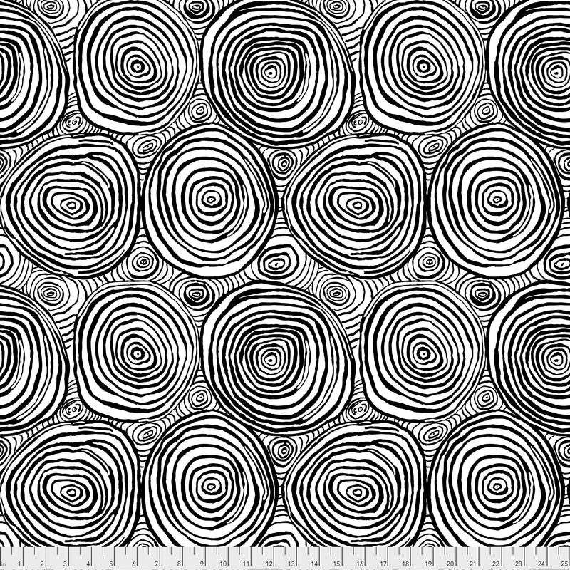 Onion Rings PWBM070.BLACK by Brandon Mably for Free Spirit