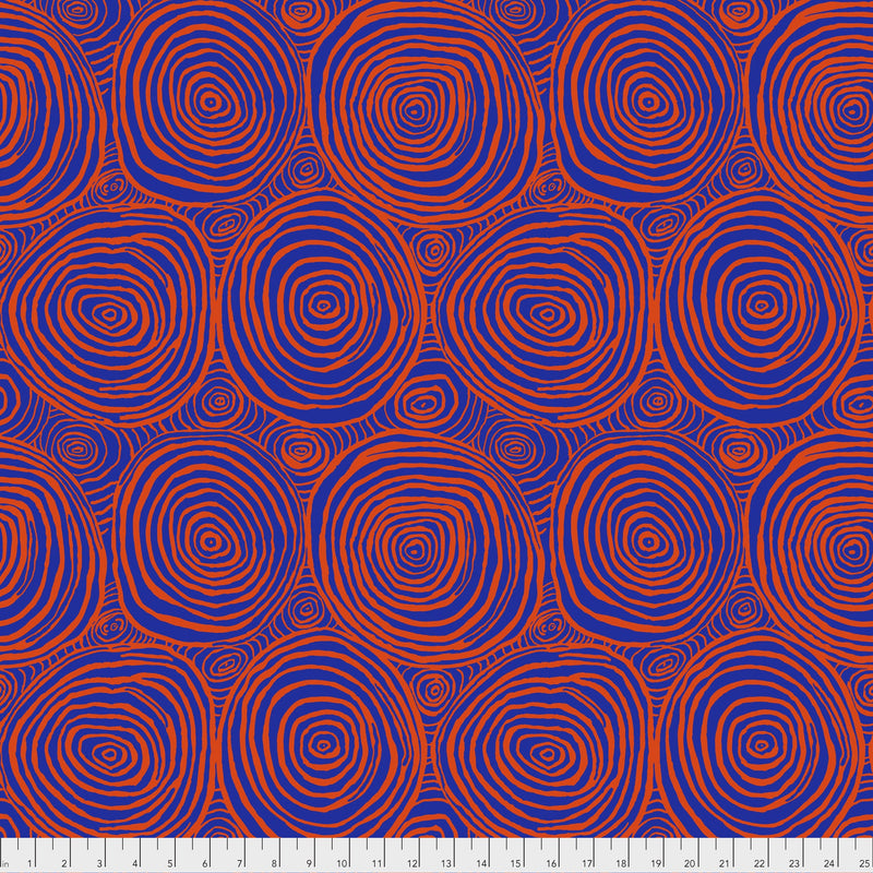 Onion Rings PWBM070.TOMATO by Brandon Mably for Free Spirit
