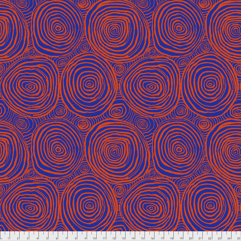 Onion Rings PWBM070.TOMATO by Brandon Mably for Free Spirit