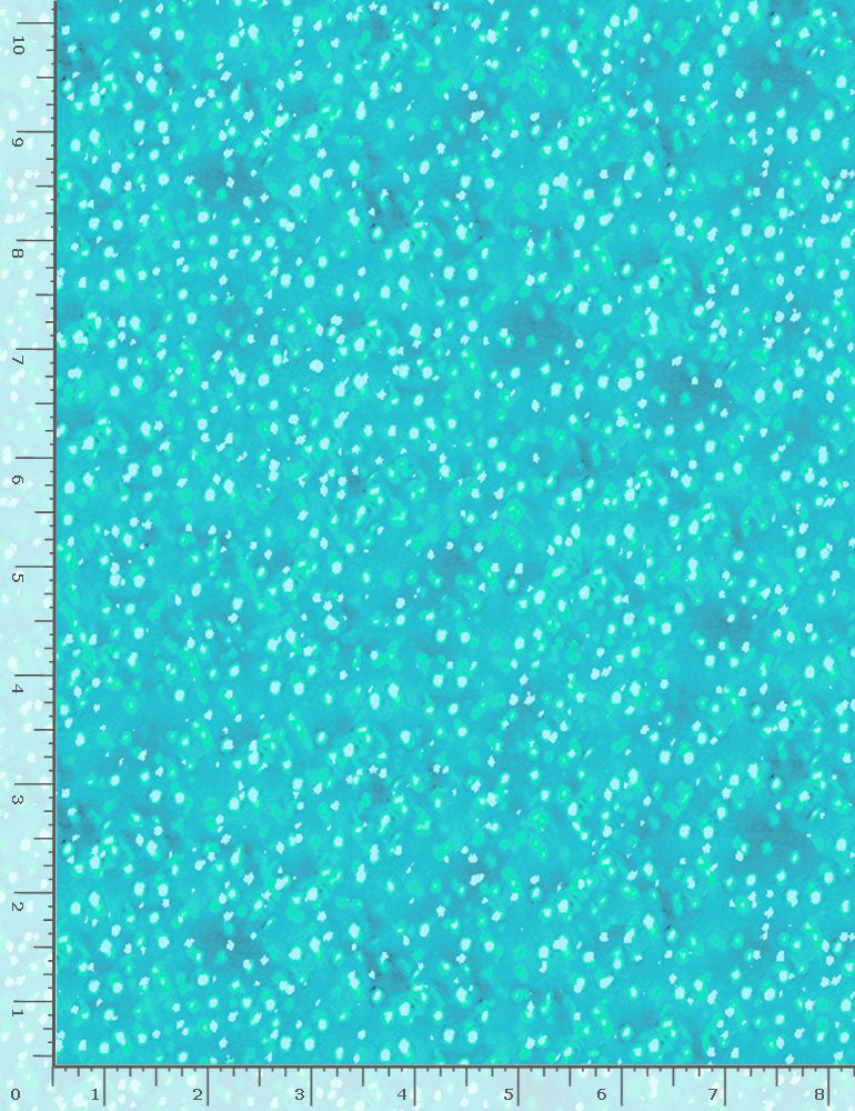 Painted Paradise PAINT-CD8724 TURQUOISE Painted Little Dots by Timeless Treasures