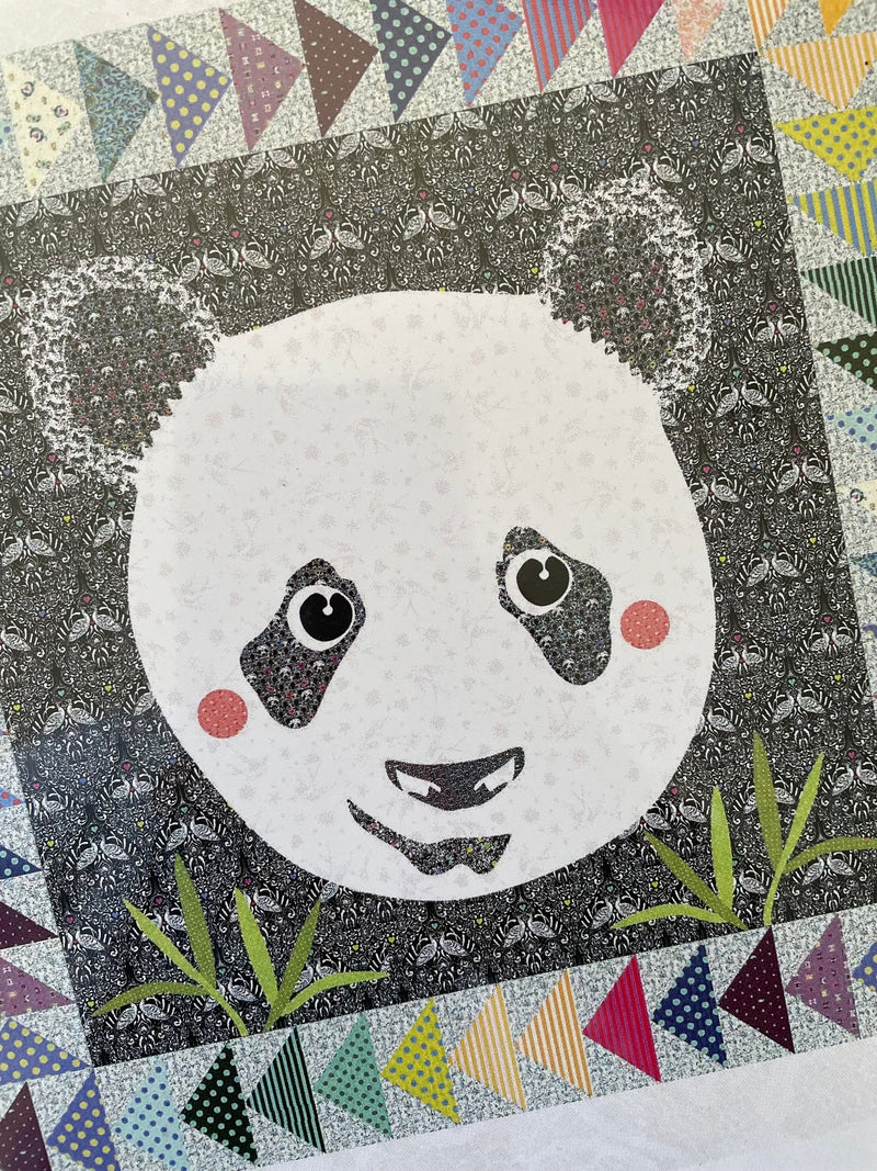 Panda Spot Pattern Spots the Panda Laser Cut Kit With Borders