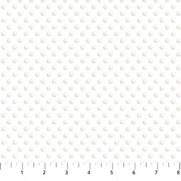 Paper White 24959-10 Dot White by Deborah Edwards for Northcott