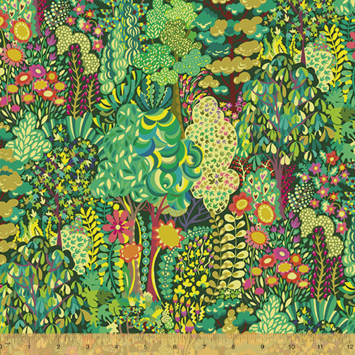 Paradiso 52648D-3 Green Avalon Sally Kelly for Windham Fabrics