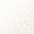 Pearl Essence MASP125-UW Ultra White Intertwined Scroll by Maywood Studio