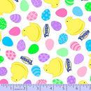 Peeps 9857-0146 Peeps Eggs & Chicks Studio 37 Fabrics for Marcus Fabrics