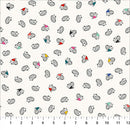 Peppermint 90377-10 White Hedgehogs by Dana Willard for FIGO Fabrics