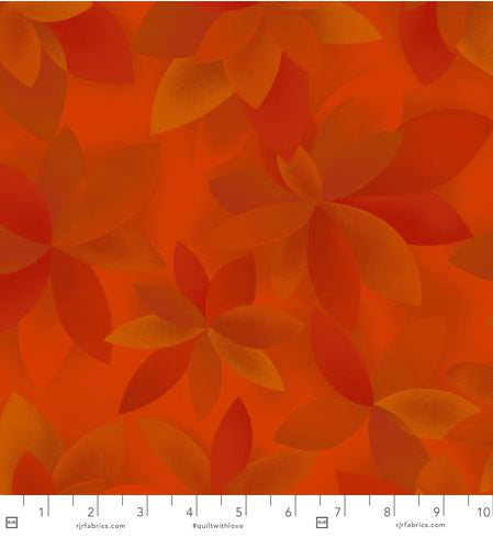 Playa JB601-OR6 Palms Orange by Jinny Beyer for RJR Fabrics
