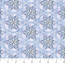 Polar Frost 24840-44 Medallion Mid Blue by Jody Bergsma for Northcott