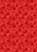 Poppies A555.2 Poppy Shadow on Red by Lewis & Irene