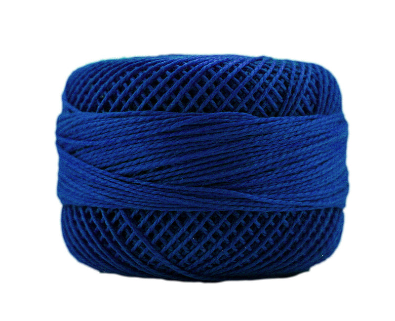Presencia Size 8 Finca Perle Cotton 77yd. - 3411 Very Dark Royal Blue