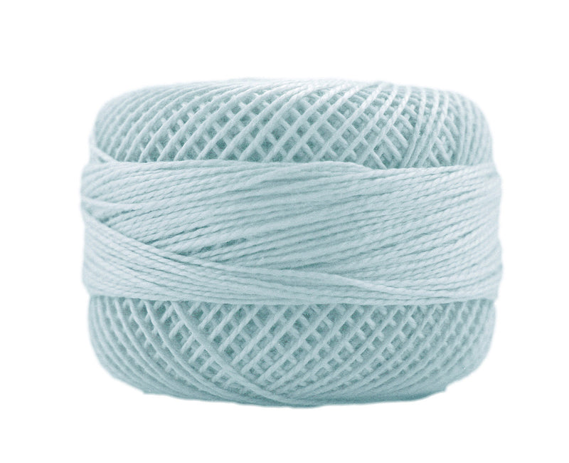 Presencia Size 8 Finca Perle Cotton 77yd. - 3802 Very Light Sky Blue