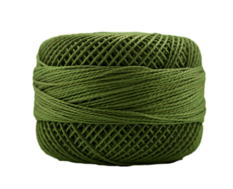 Presencia Size 8 Finca Perle Cotton 77yd. - 4561 Light Avocado Green
