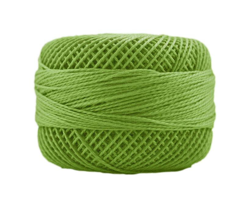 Presencia Size 8 Finca Perle Cotton 77yd. - 4636 Chartreuse