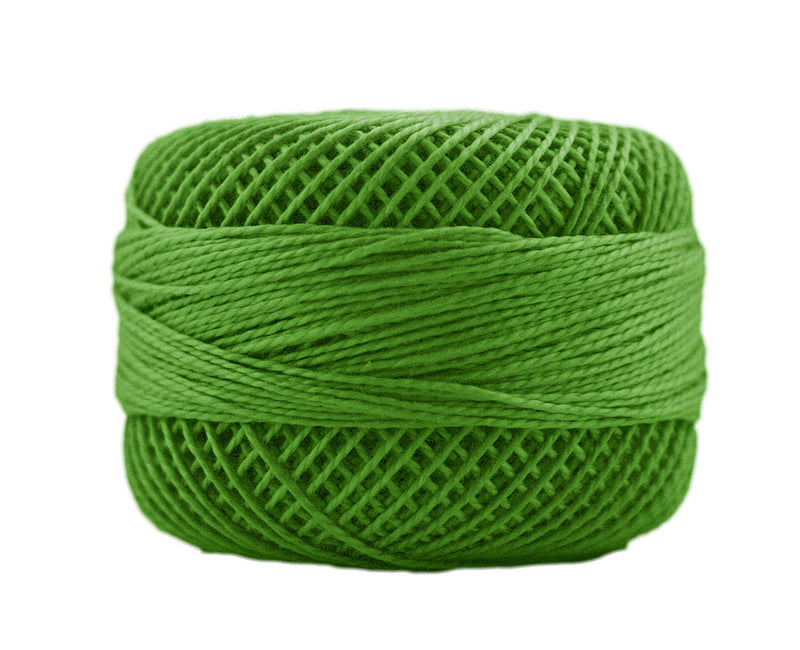 Presencia Size 8 Finca Perle Cotton 77yd. - 4643 Kelly Green