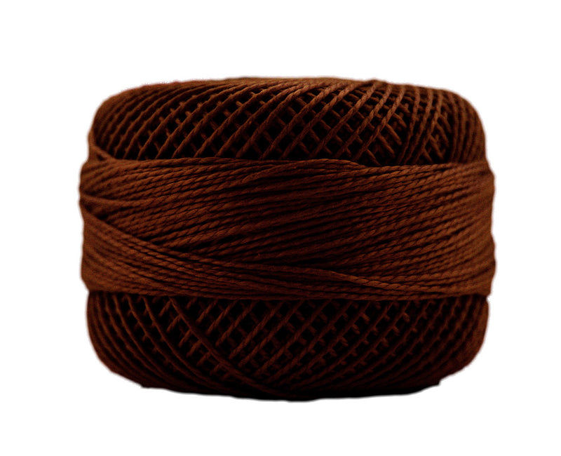 Presencia Size 8 Finca Perle Cotton 77yd. - 7656 Dark Mahogany