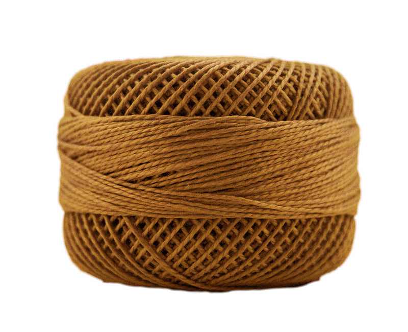Presencia Size 8 Finca Perle Cotton 77yd. - 7731 Golden Brown