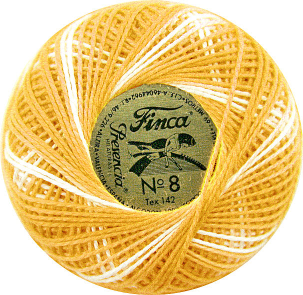 Presencia Size 8 Finca Perle Cotton 77yd. - 9060 Glorious Gold