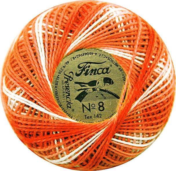 Presencia Size 8 Finca Perle Cotton 77yd. - 9110 Copper Falls