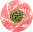 Presencia Size 8 Finca Perle Cotton 77yd. - 9175 Fresh Salmon