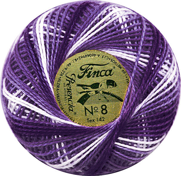 Presencia Size 8 Finca Perle Cotton 77yd. - 9500 Glorious Grape