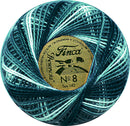 Presencia Size 8 Finca Perle Cotton 77yd. - 9770 Peacock