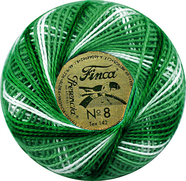 Presencia Size 8 Finca Perle Cotton 77yd. - 9840 Emerald Isle