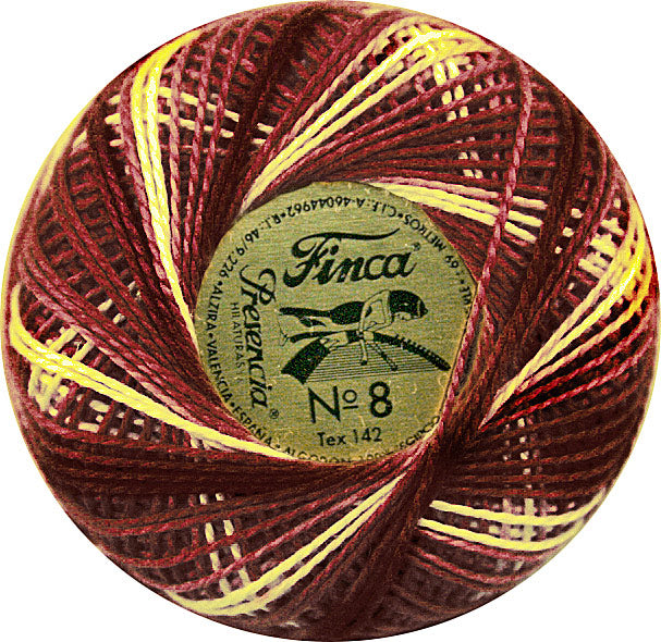 Presencia Size 8 Finca Perle Cotton 77yd. - 9910 Retro