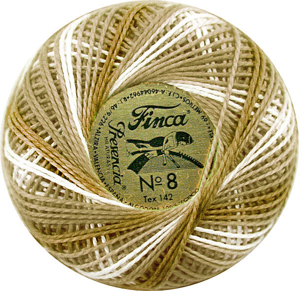 Presencia Size 8 Finca Perle Cotton 77yd. - 9920 Terrific Toffee