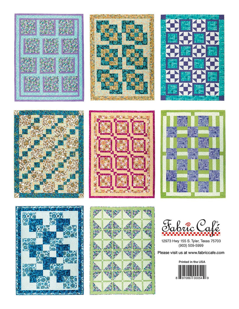 3-Yard Quilts on the Double Booklet by Fabric Cafe/Donna Robertson