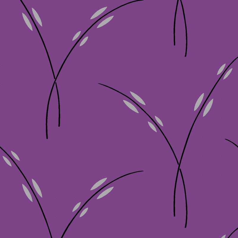 Purple Reign Y3368-122 Rice Stem Dark Orchid by Clothworks