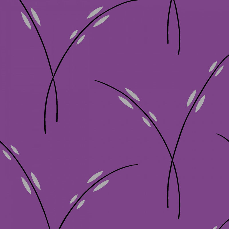 Purple Reign Y3368-122 Rice Stem Dark Orchid by Clothworks