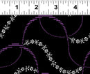 Purple Reign Y3369-3 Ribbon Wave Black