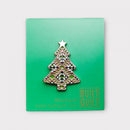 Quilt Xmas Tree Enamel Pin