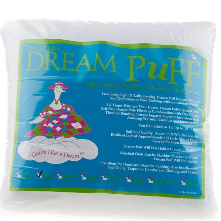 Quilters Dream Puff - Polyester - White - Crib - 46 Inches by 60 Inches