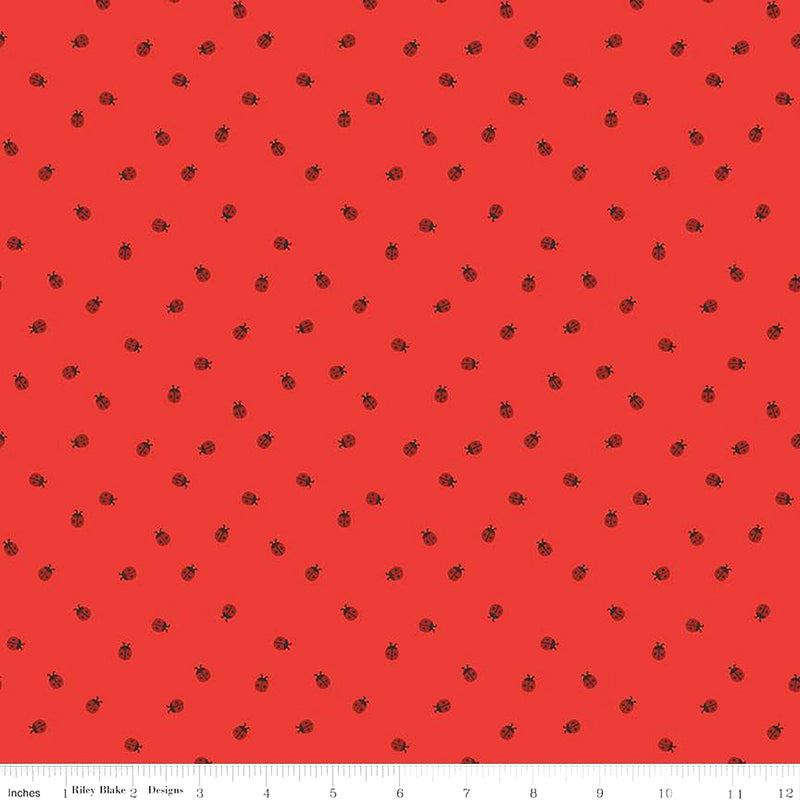 Red Hot C11675-RED Ladybugs by Citrus & Mint for Riley Blake Designs