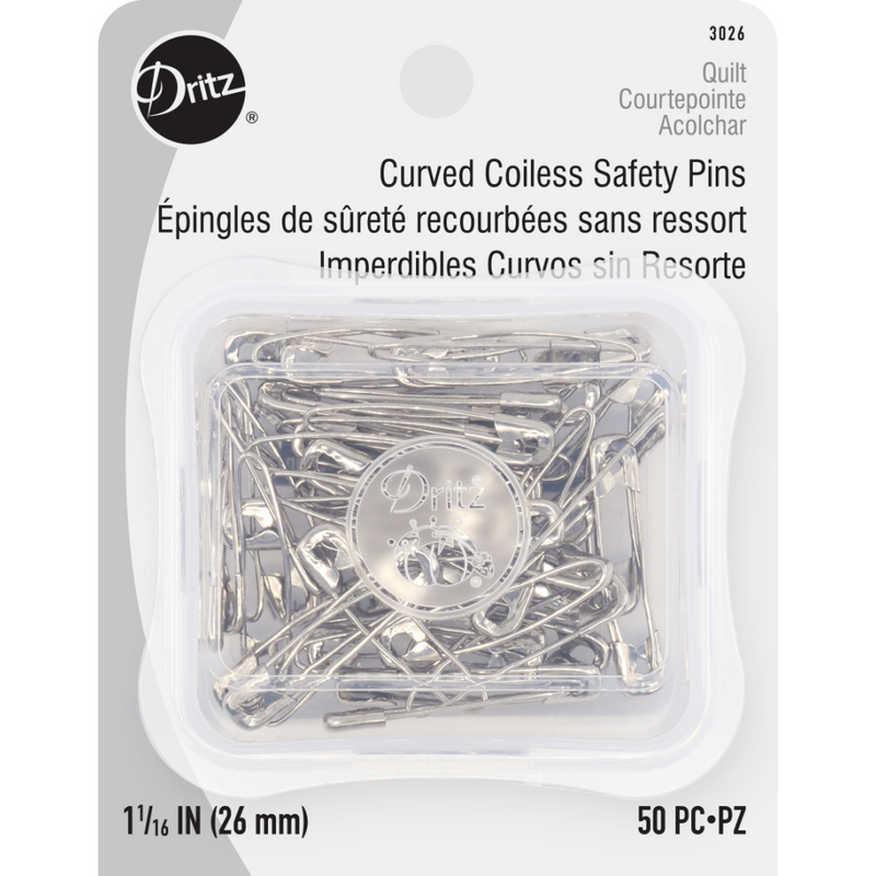 Coil Less Basting Pins - 50 Count