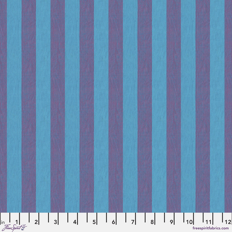 Shot Cotton Stripes SSGP001.BLUEBERRY Wide Stripe by Kaffe Fassett for Free Spirit