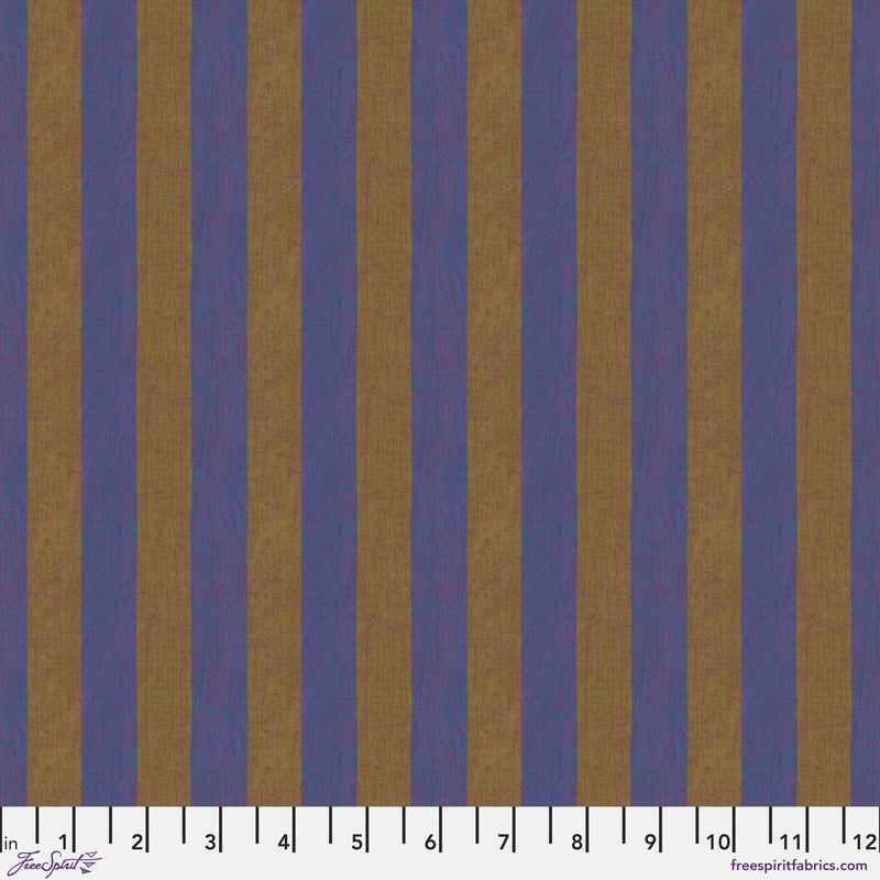 Shot Cotton Stripes SSGP001.BUTTERSCOTCH Wide Stripe by Kaffe Fassett for Free Spirit