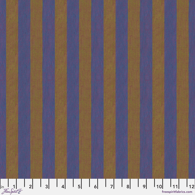 Shot Cotton Stripes SSGP001.BUTTERSCOTCH Wide Stripe by Kaffe Fassett for Free Spirit