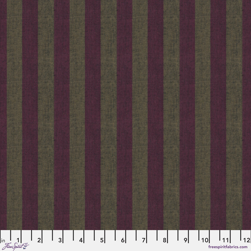 Shot Cotton Stripes SSGP001.CRANBERRY Wide Stripe by Kaffe Fassett for Free Spirit