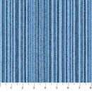 Singin' the Blues 24329-44 Blue Denim Barcode Stripe Northcott