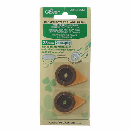 28mm Clover Rotary Blades - 2 Count