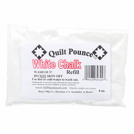 Quilt Pounce Chalk Powder Refill - White