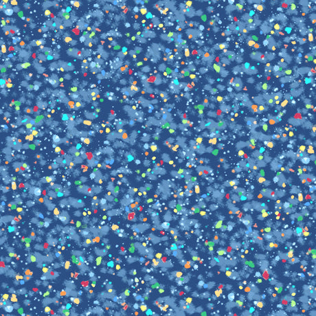 Speckles Wide 108" Quilting Treasures 27173-N Navy